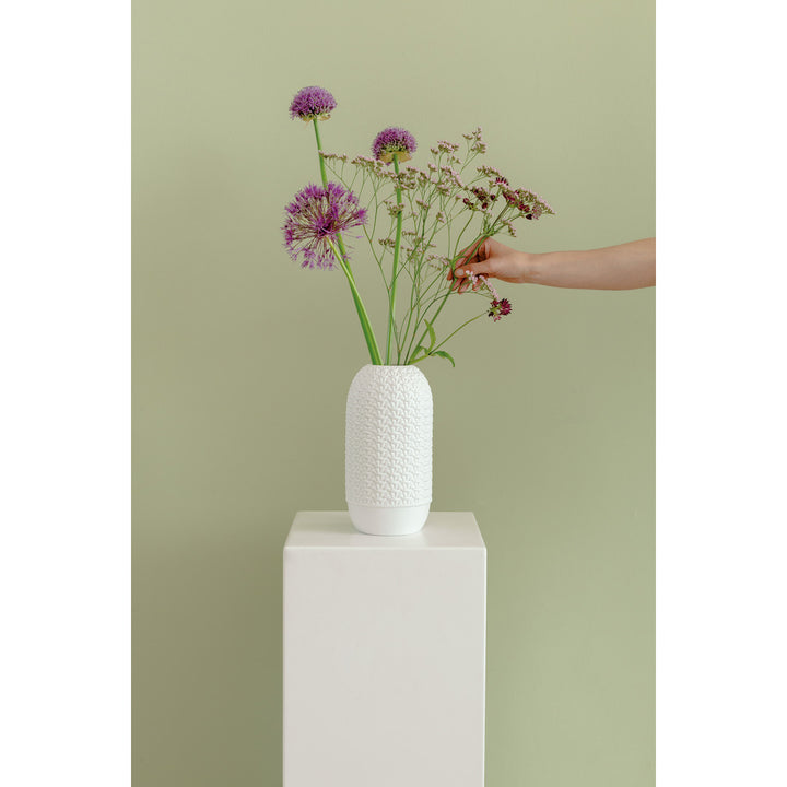 vase tricot avec fleur violettes 4avril